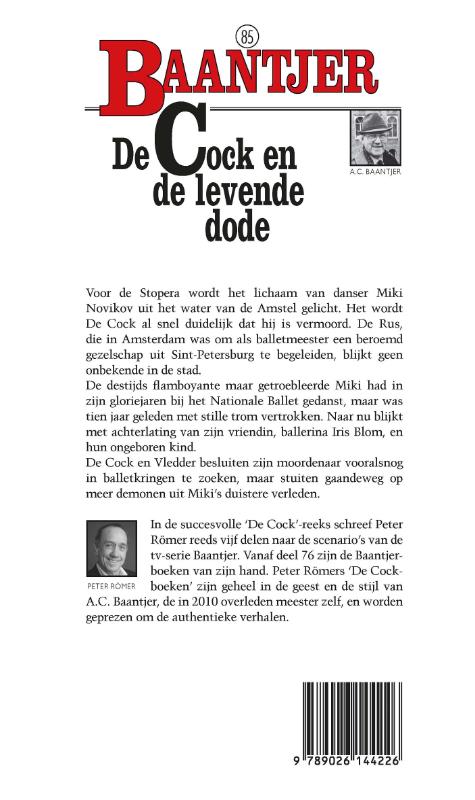 Achterkant van De Cock en de levende dode