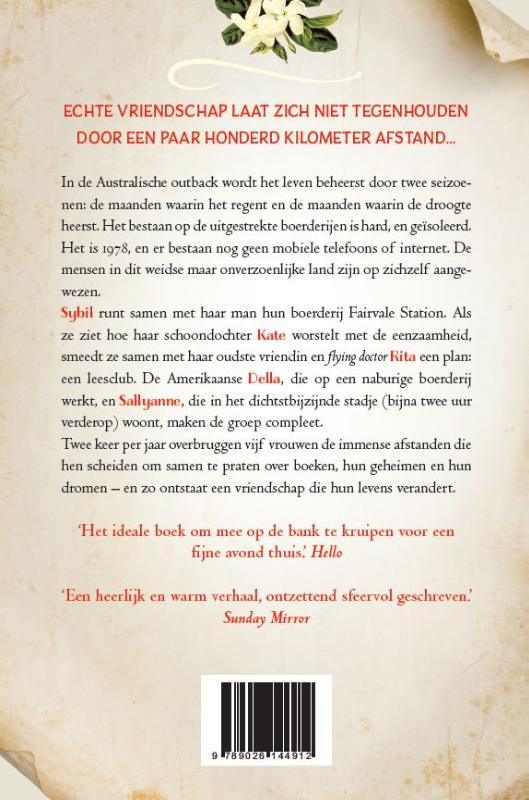 Achterkant van De leesclub aan het einde van de wereld