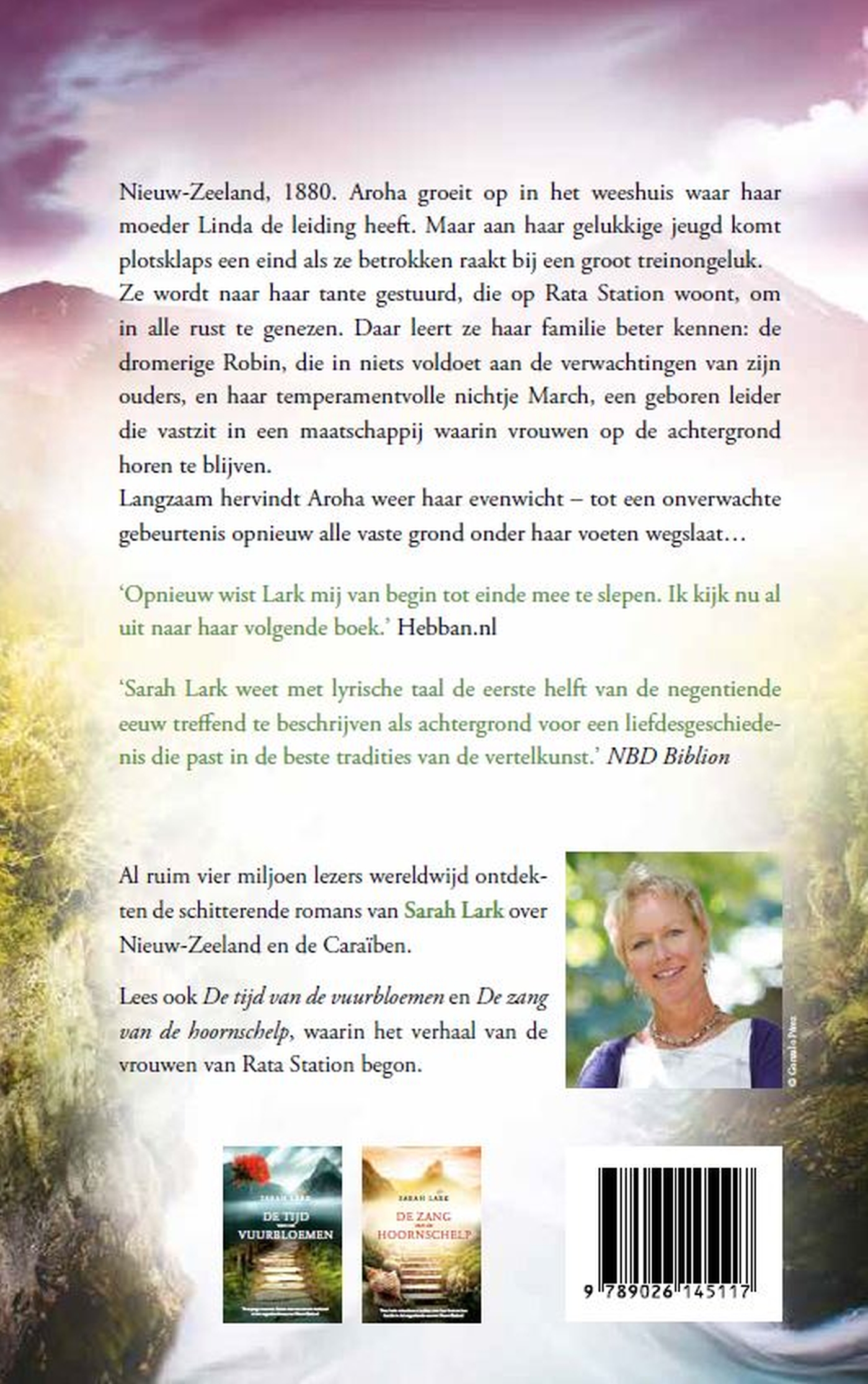 Achterkant van De legende van de vuurberg