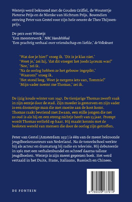 Achterkant van Winterijs