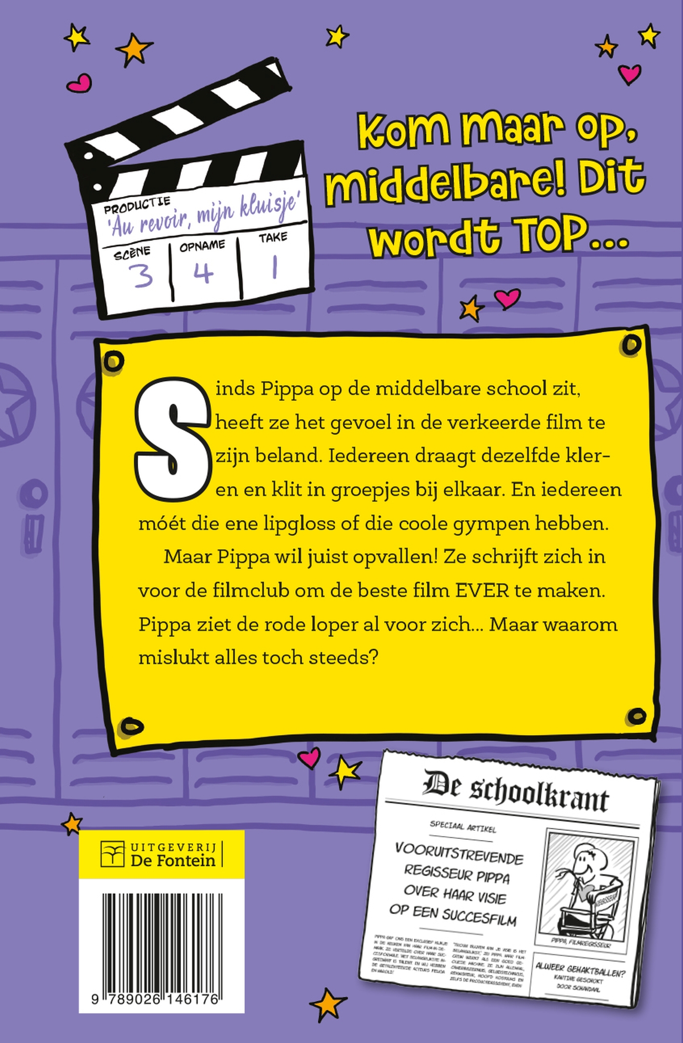 Achterkant van Eerste jaar, draaien maar!