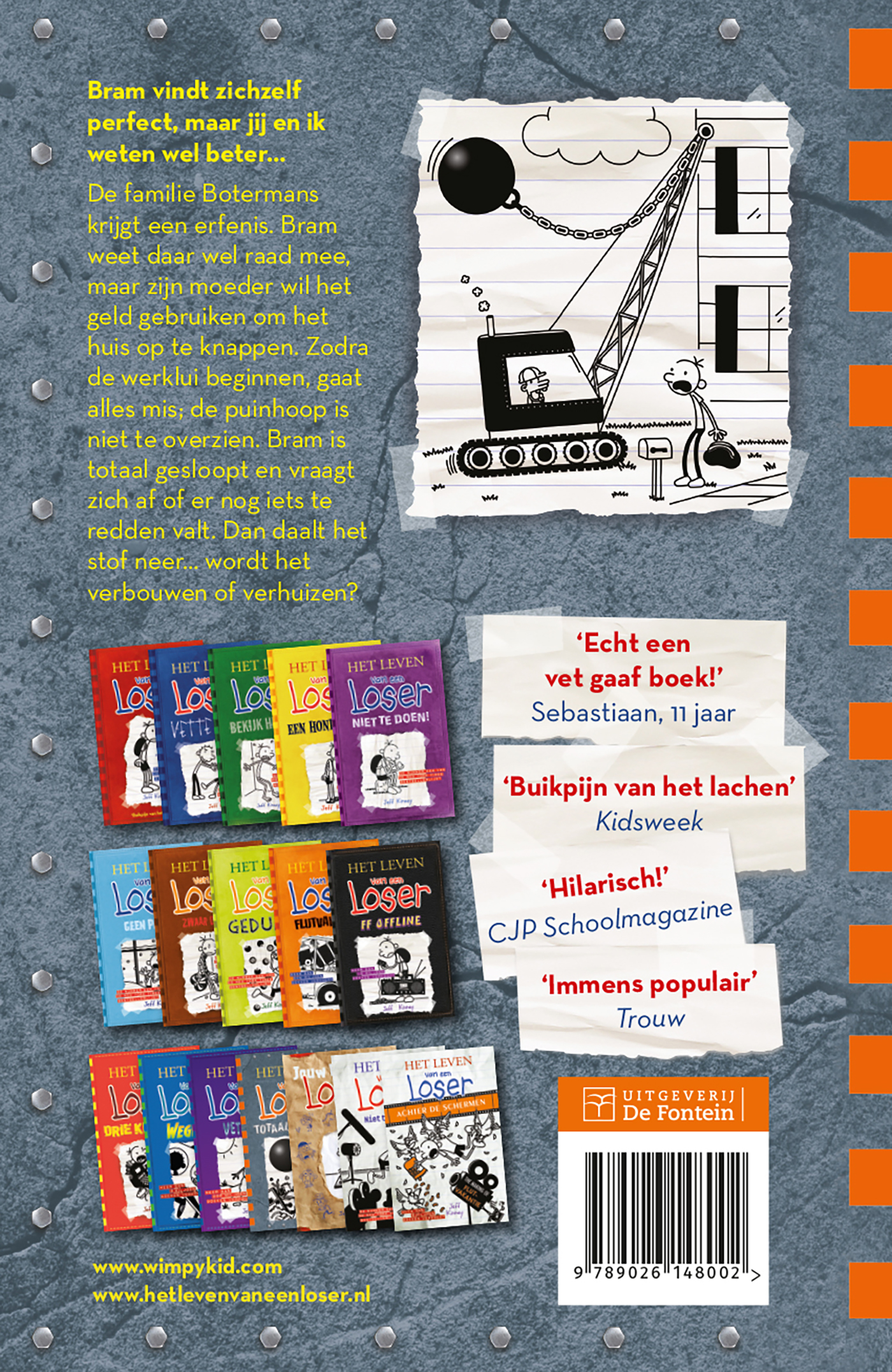 Achterkant van Totaal gesloopt