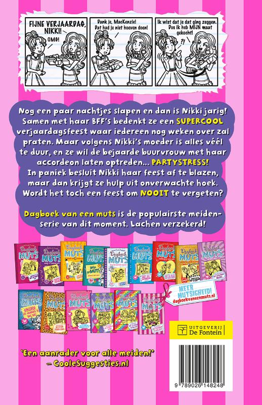 Achterkant van Partystress!