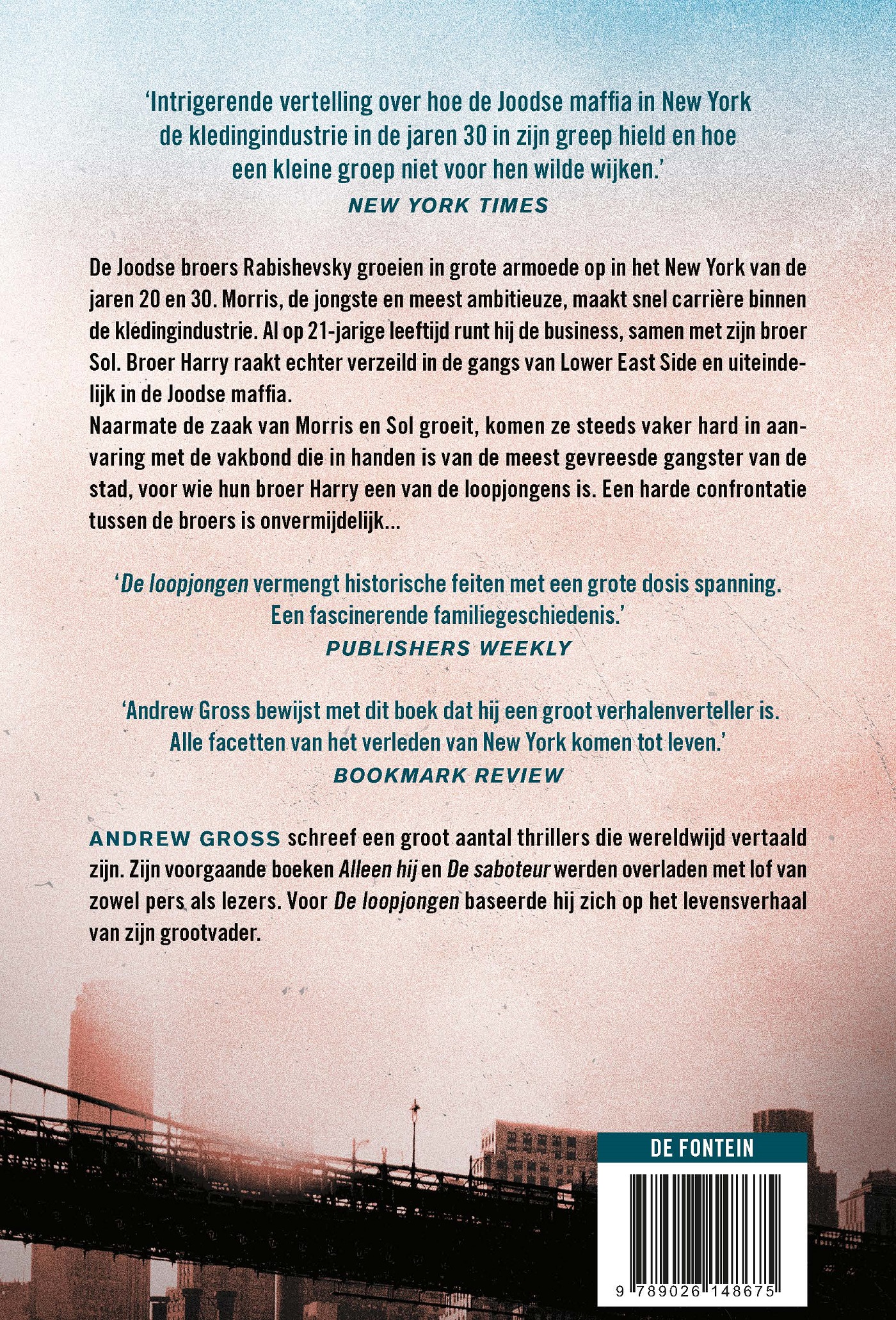 Achterkant van De loopjongen