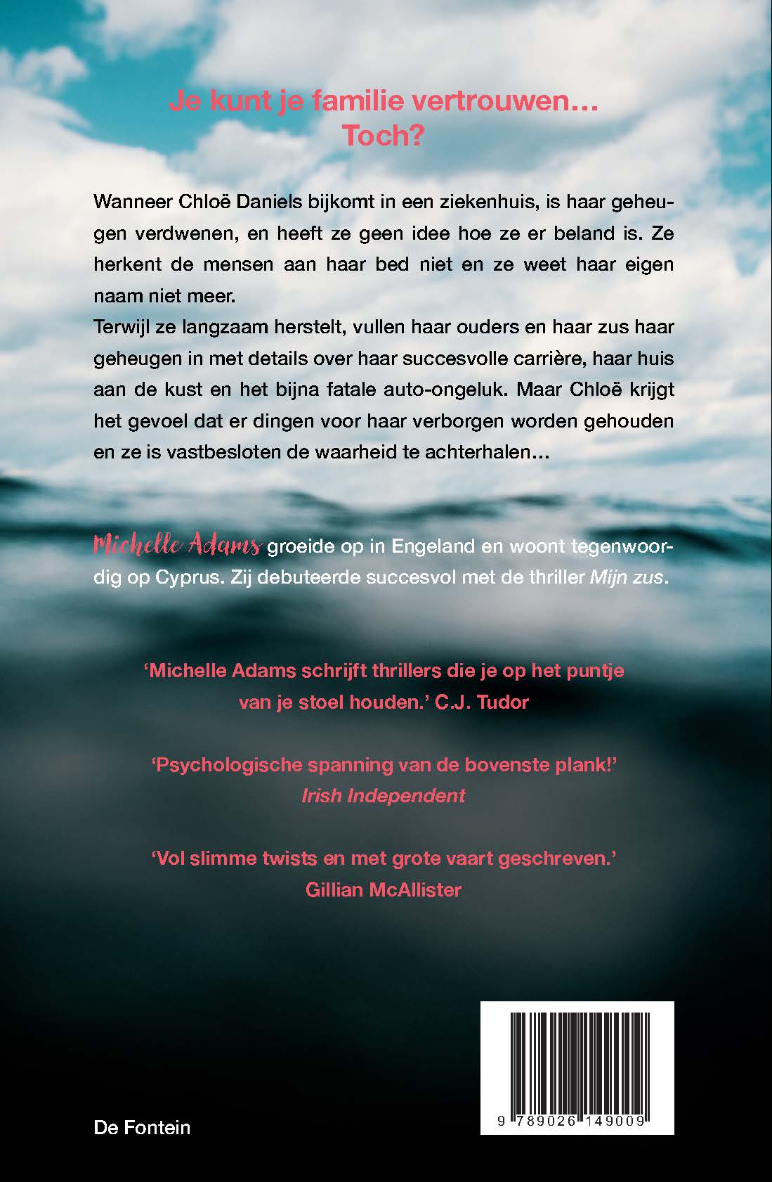 Achterkant van Tussen de leugens