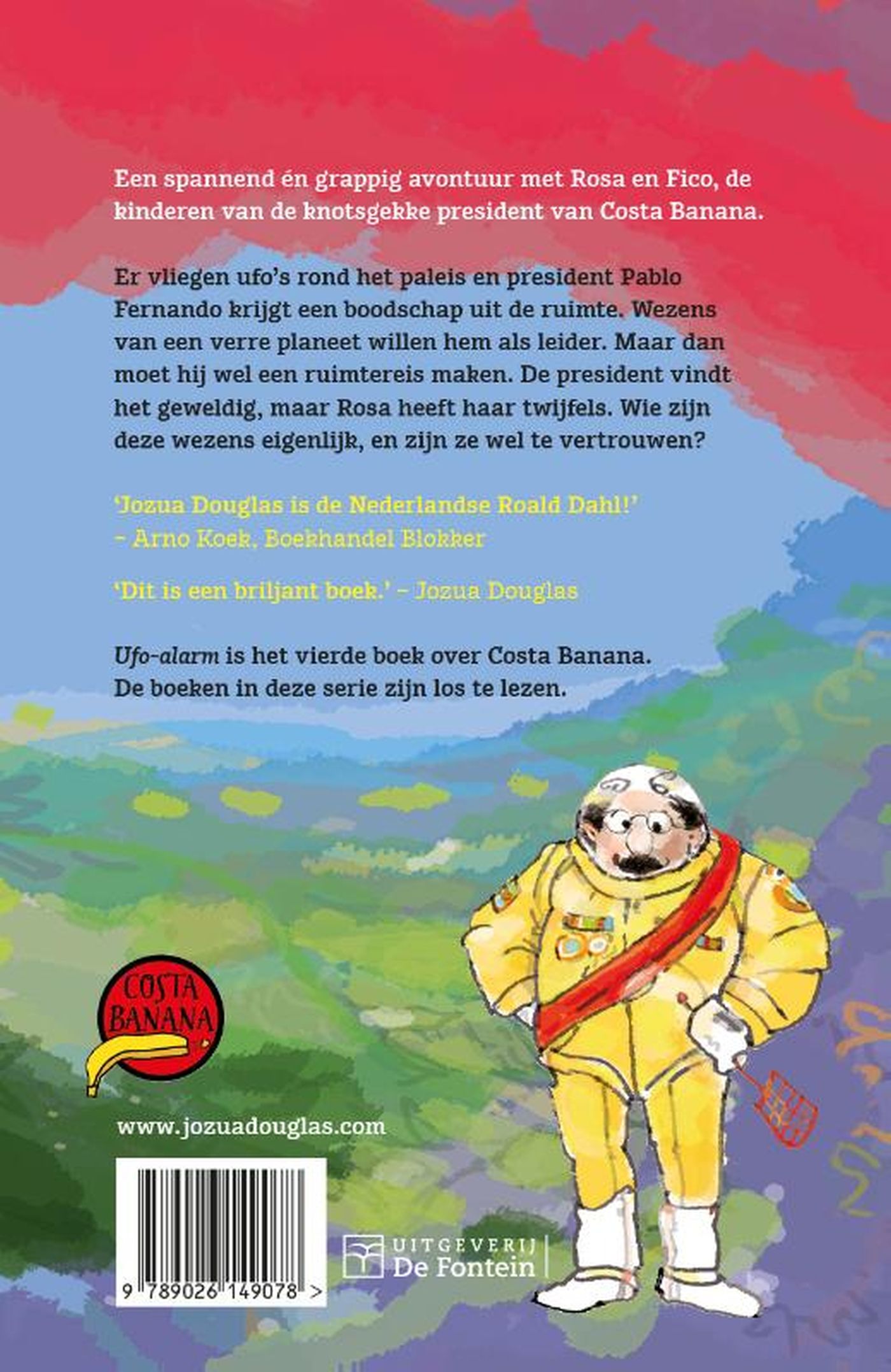 Achterkant van Ufo-alarm