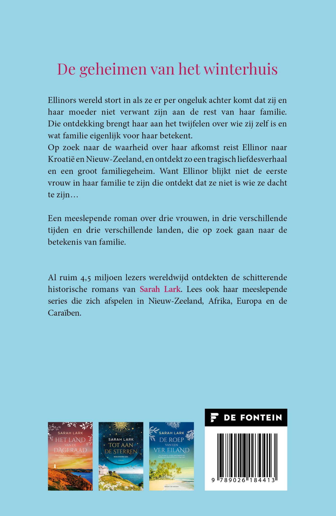 Achterkant van De geheimen van het winterhuis