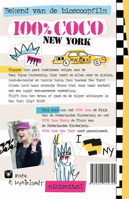 Achterkant van 100% Coco New York