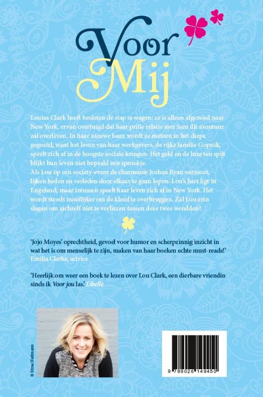 Achterkant van Voor mij