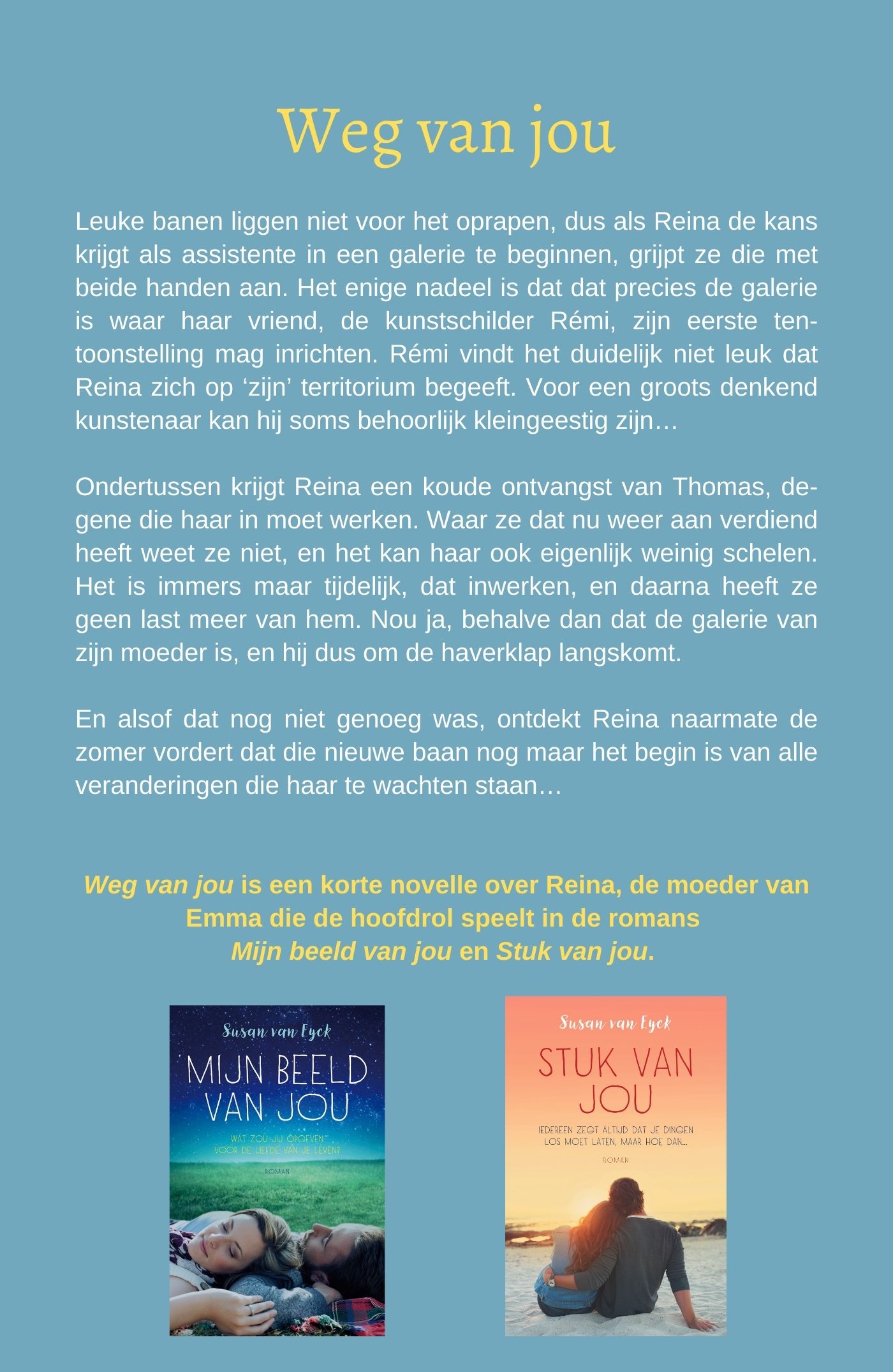 Achterkant van Weg van jou