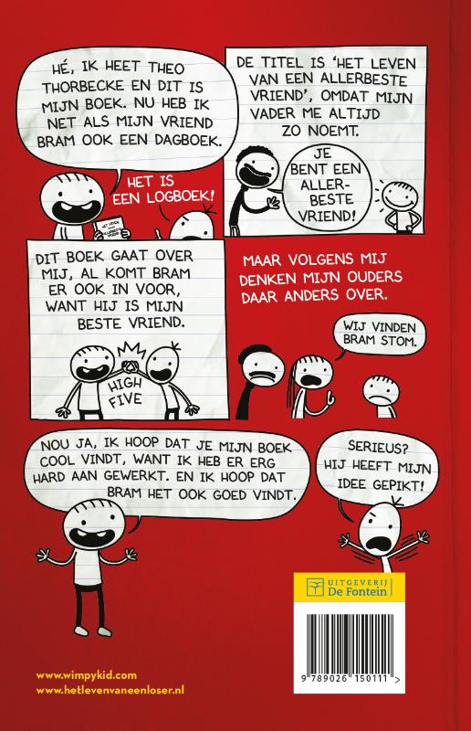Achterkant van Logboek van Theo Thorbecke