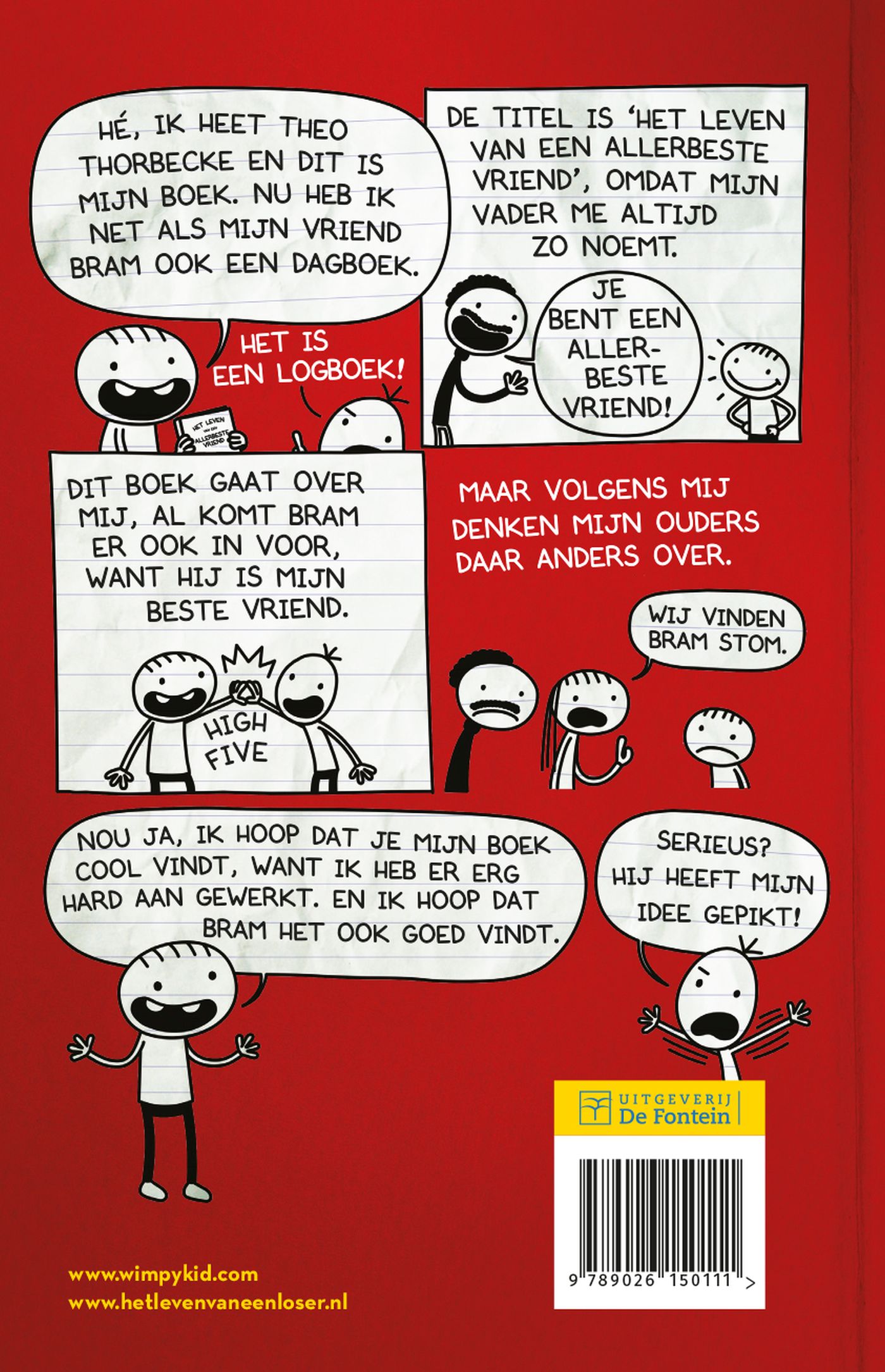 Achterkant van Logboek van Theo Thorbecke