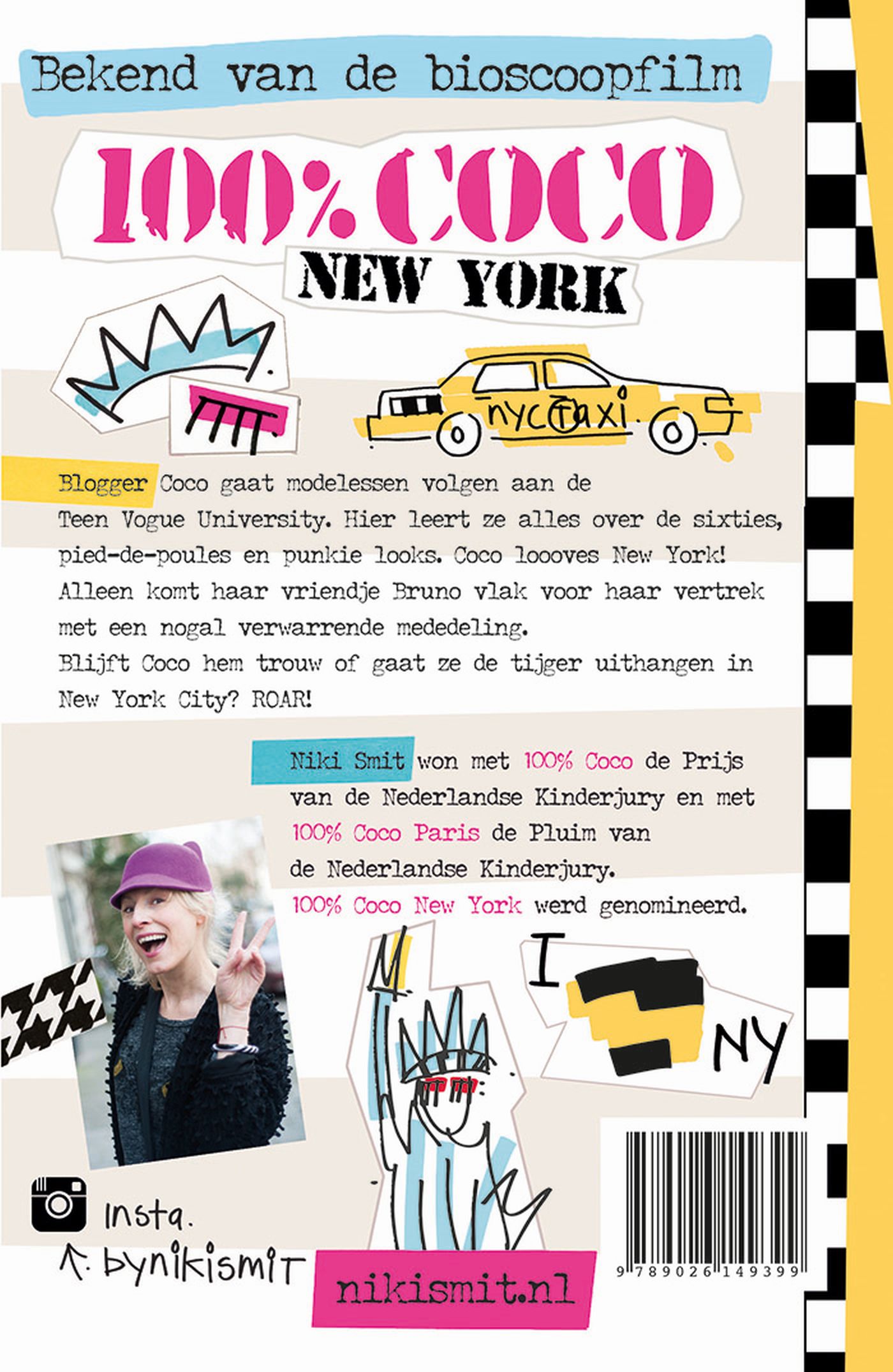 Achterkant van 100% Coco New York