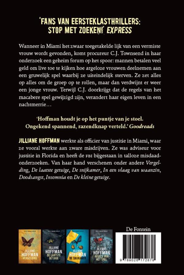 Achterkant van Regels van het spel