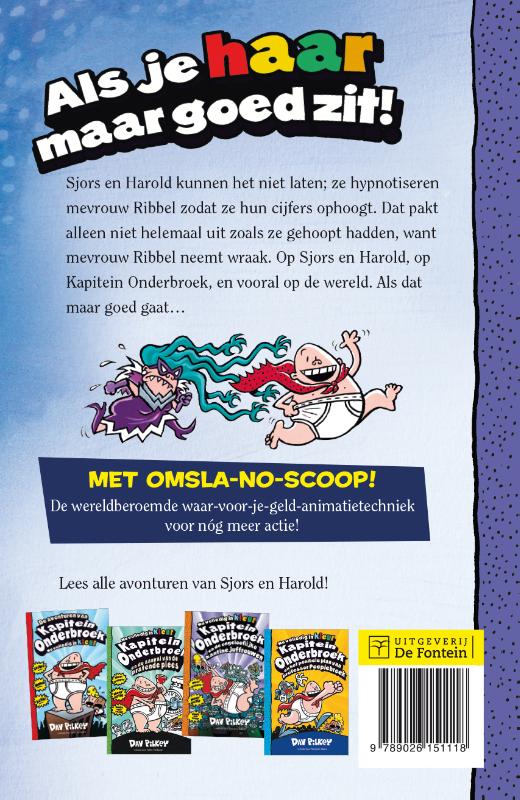 Achterkant van Kapitein Onderbroek en de wedgiewraak