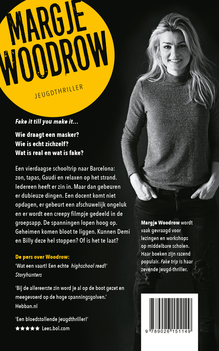 Achterkant van Fake trip