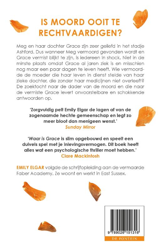 Achterkant van Waar is Grace