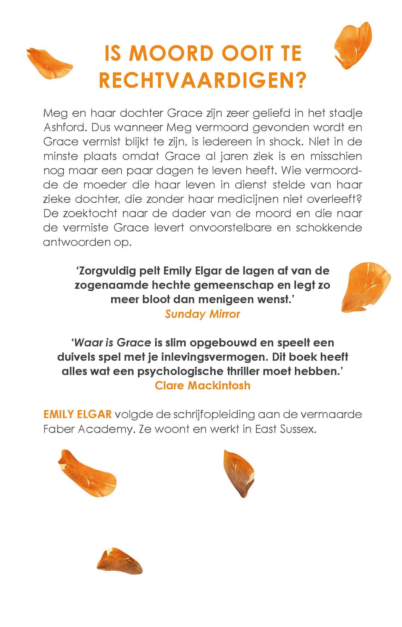 Achterkant van Waar is Grace