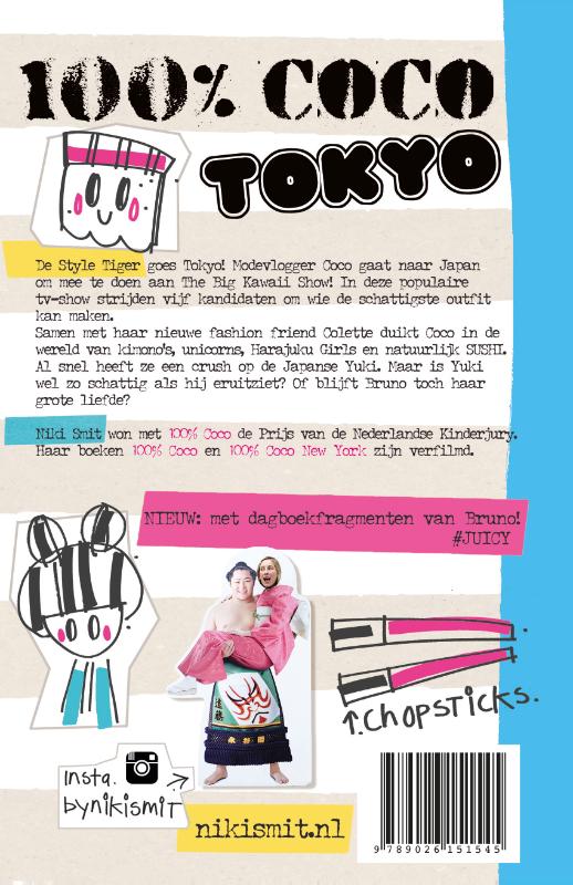 Achterkant van 100% Coco Tokyo