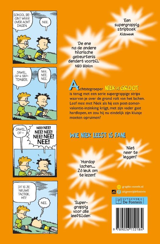 Achterkant van Niek de Groot kan niet meer