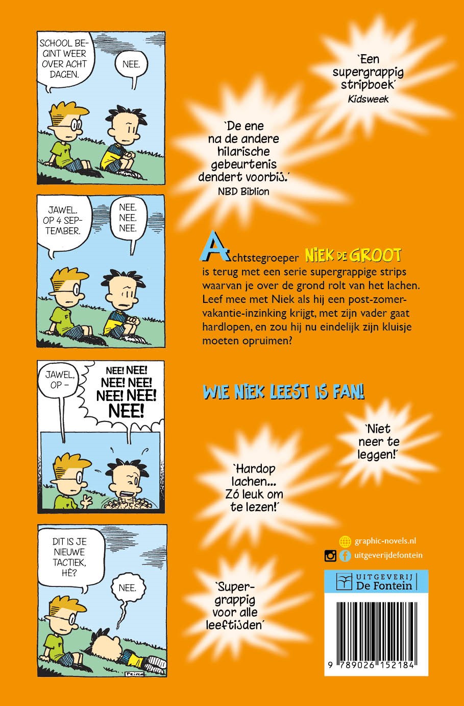 Achterkant van Niek de Groot kan niet meer