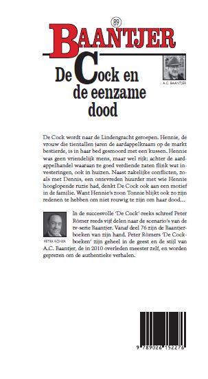 Achterkant van De Cock en de eenzame dood