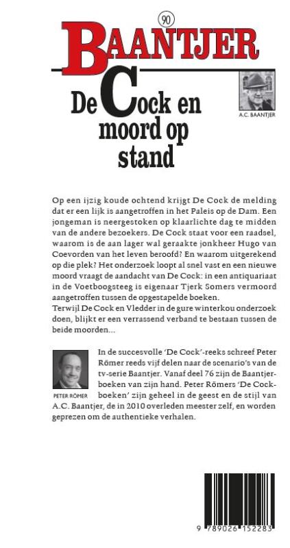 Achterkant van De Cock en moord op stand