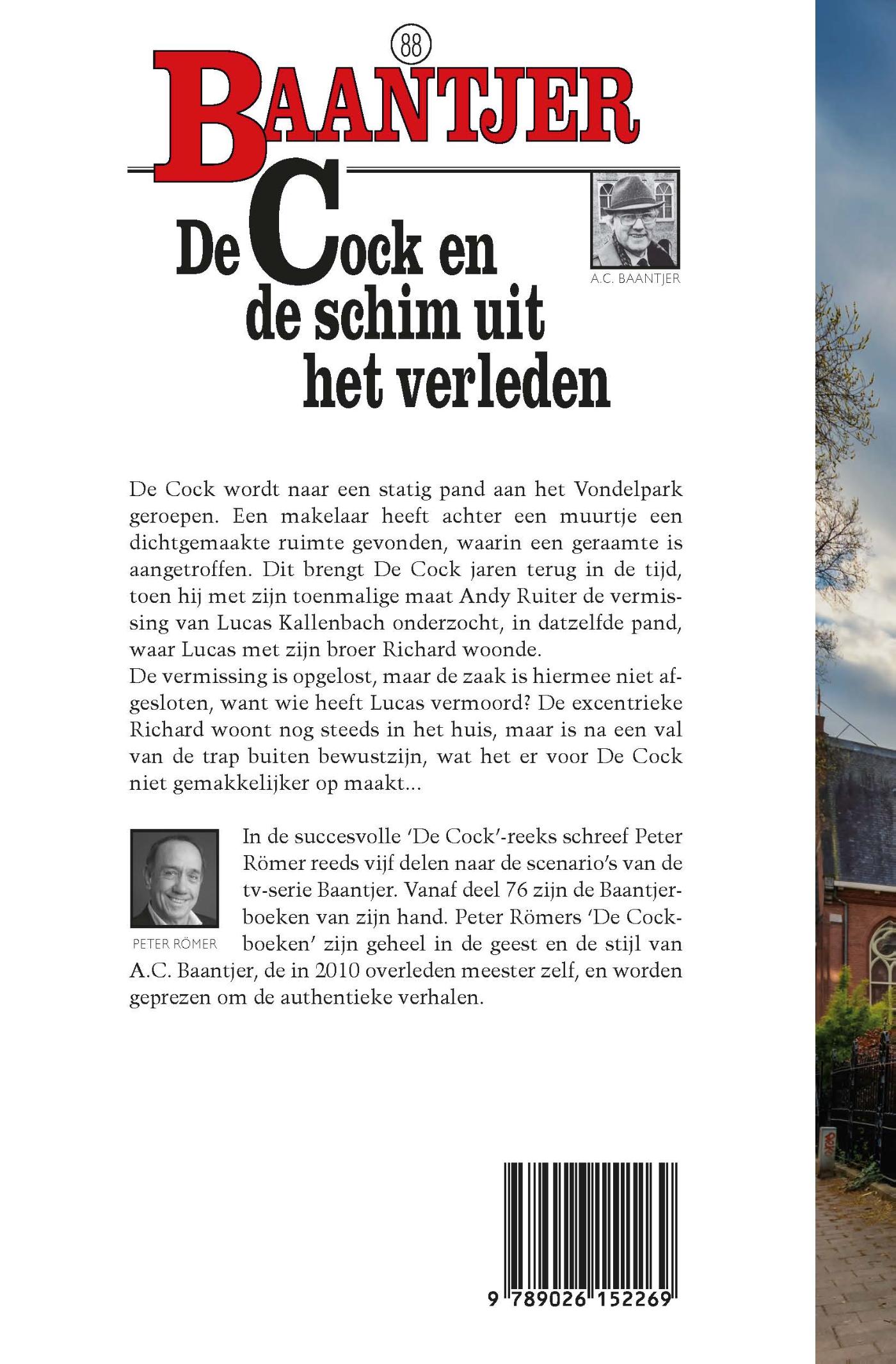 Achterkant van De Cock en de schim uit het verleden (deel 88)