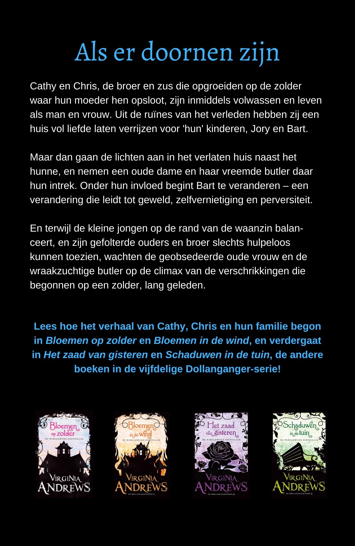 Achterkant van Als er doornen zijn