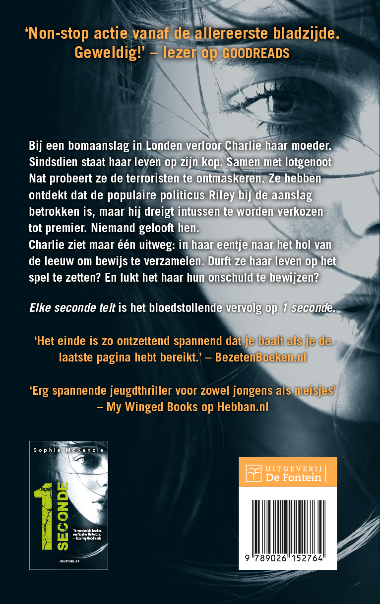 Achterkant van Elke seconde telt