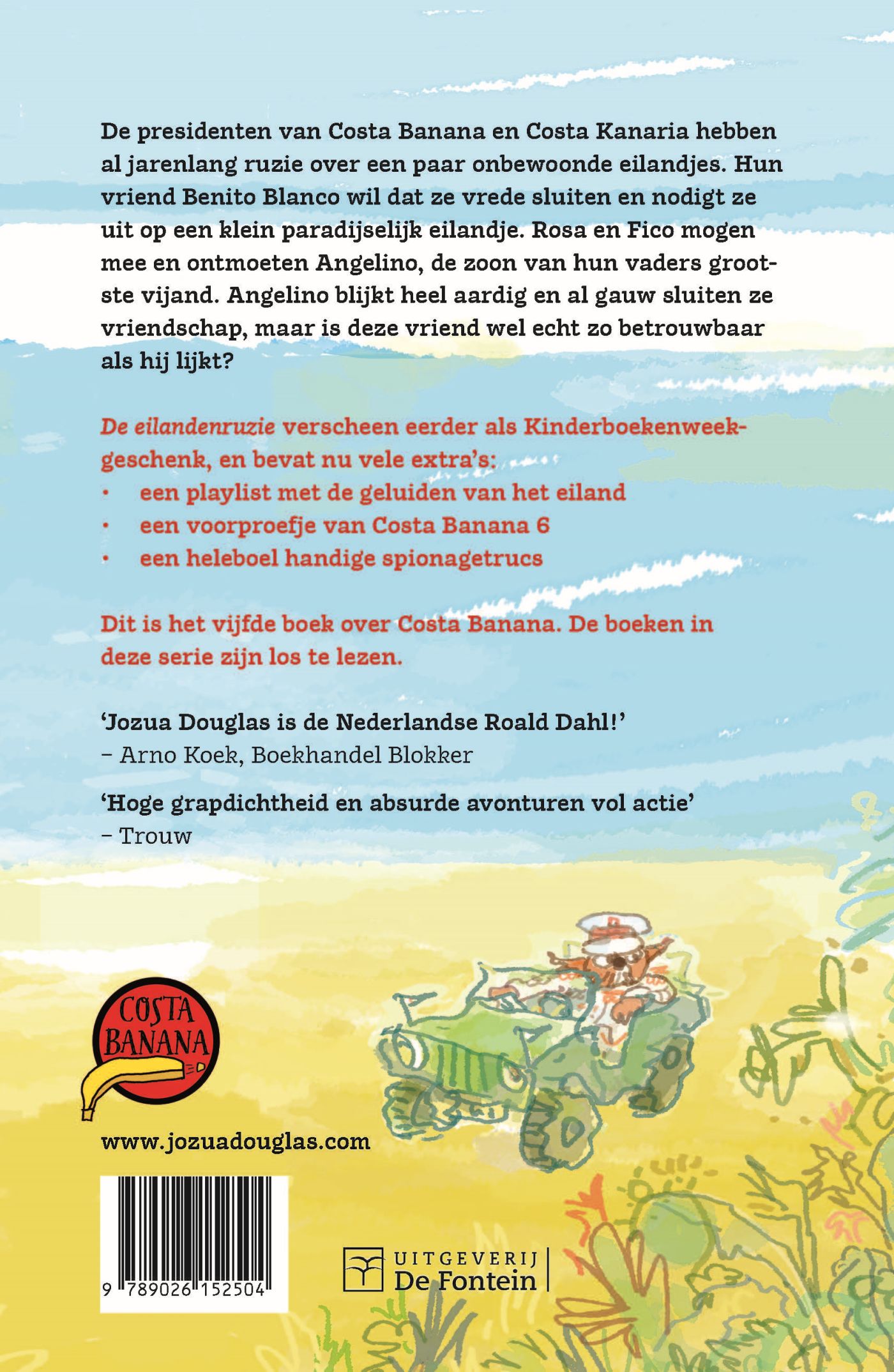 Achterkant van De eilandenruzie