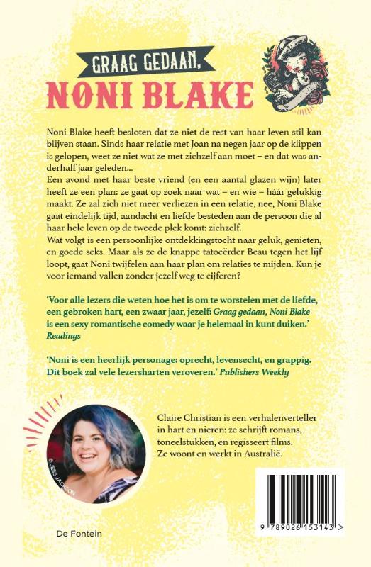 Achterkant van Graag gedaan, Noni Blake