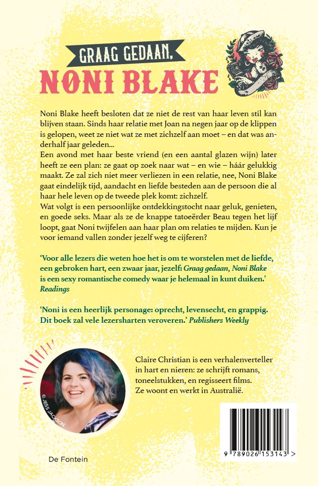 Achterkant van Graag gedaan, Noni Blake
