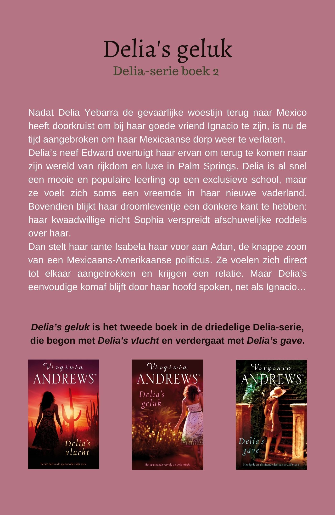 Achterkant van Delia's geluk