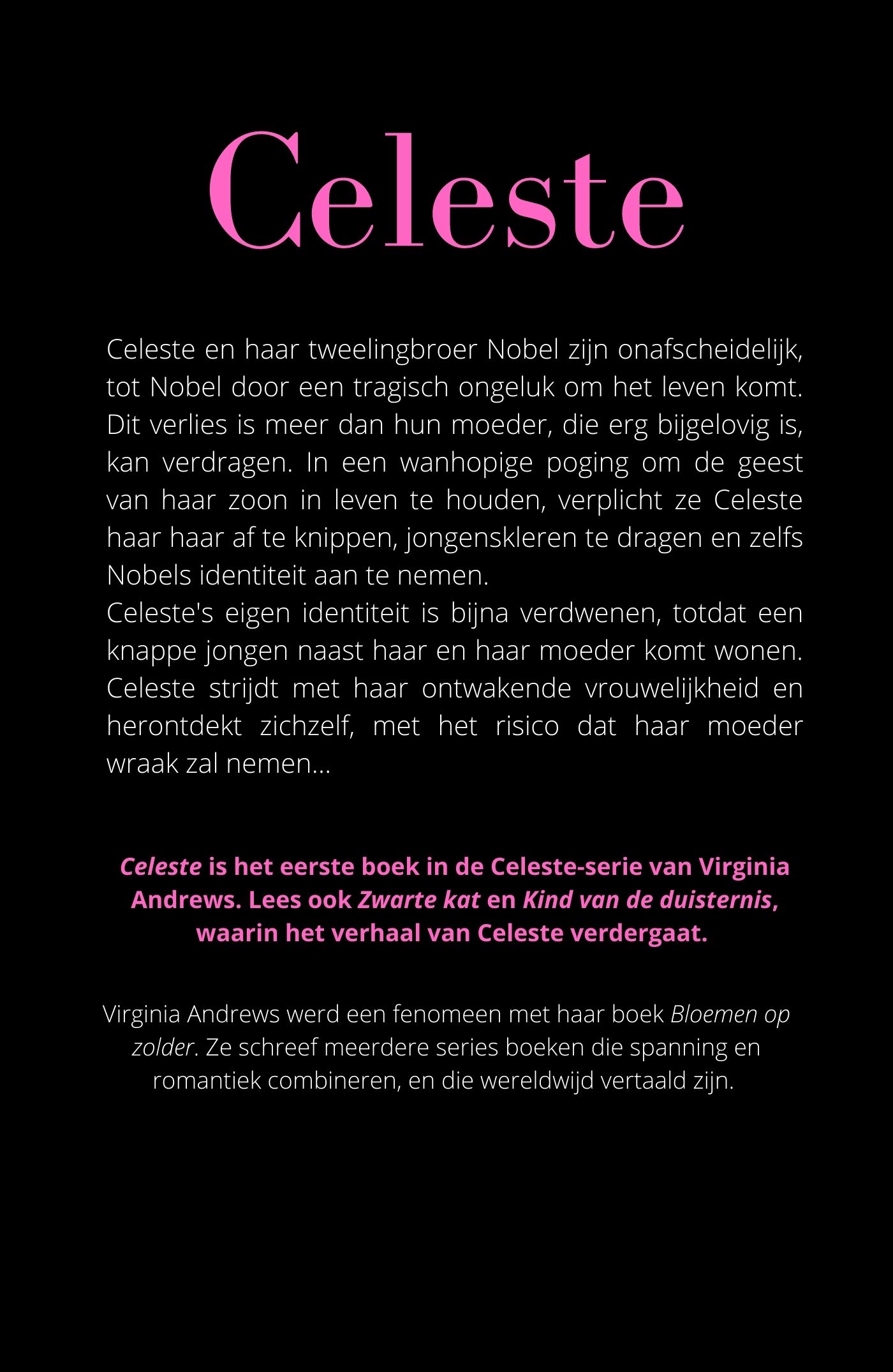 Achterkant van Celeste