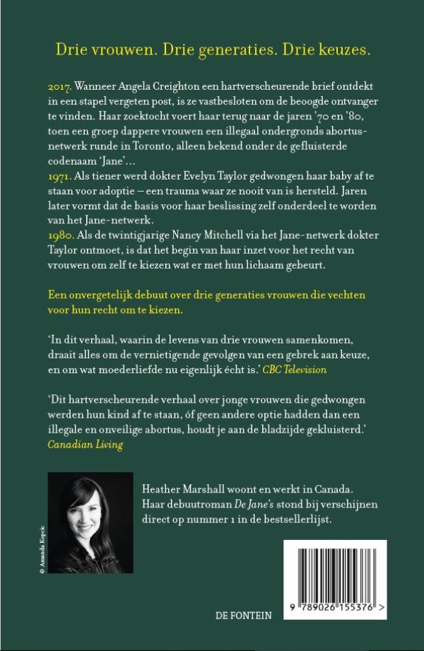 Achterkant van De Jane's