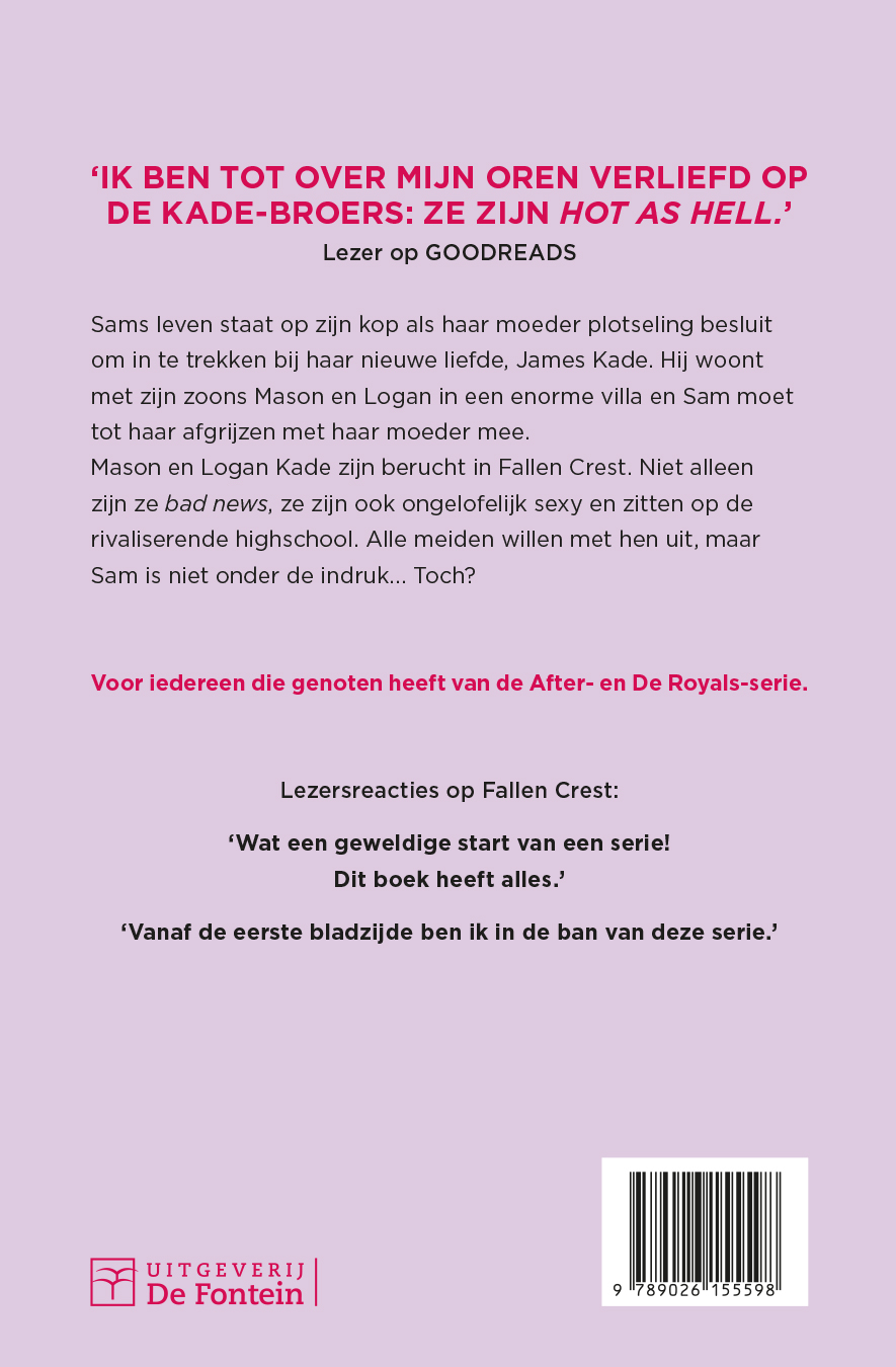 Achterkant van Val voor jou