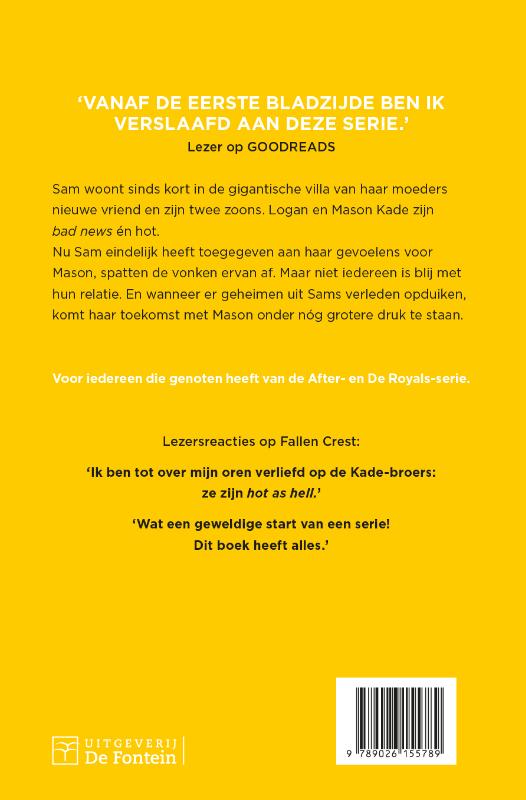 Achterkant van Gek op jou
