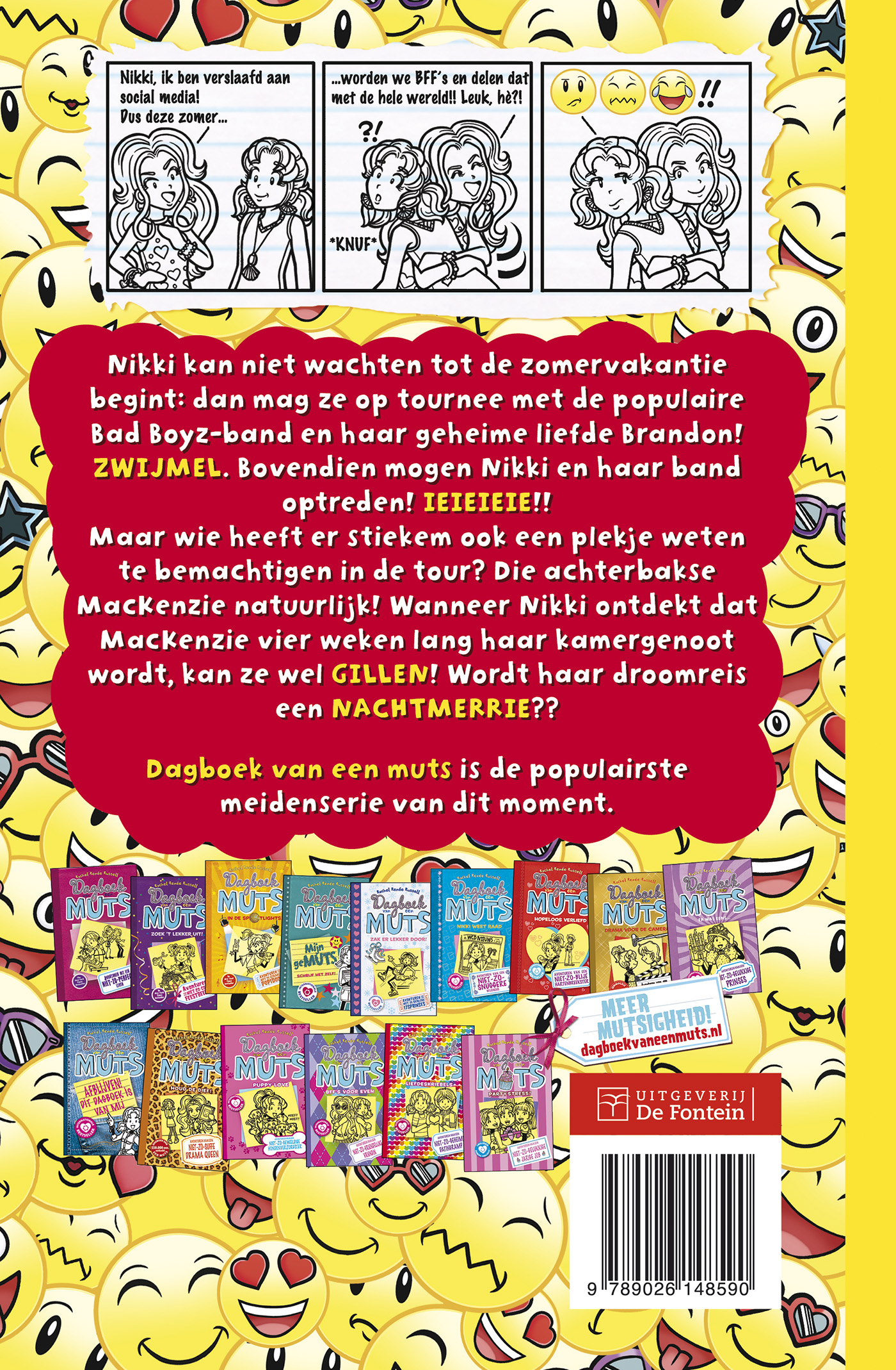 Achterkant van Op tourNEE!