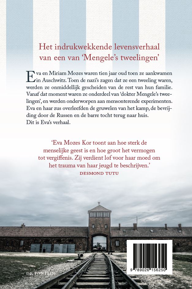 Achterkant van De tweeling van Auschwitz