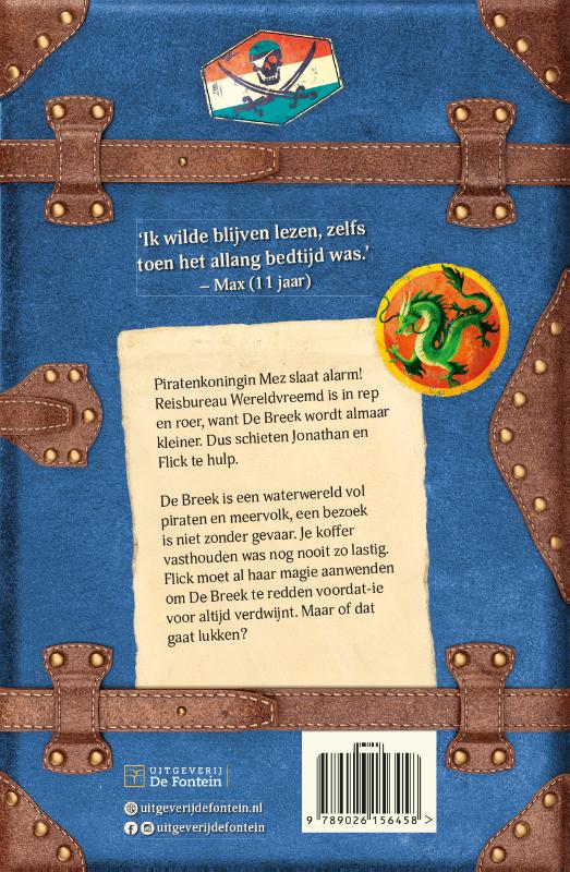 Achterkant van Op de rand van de wereld