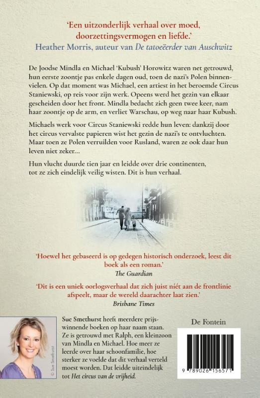 Achterkant van Het circus van de vrijheid