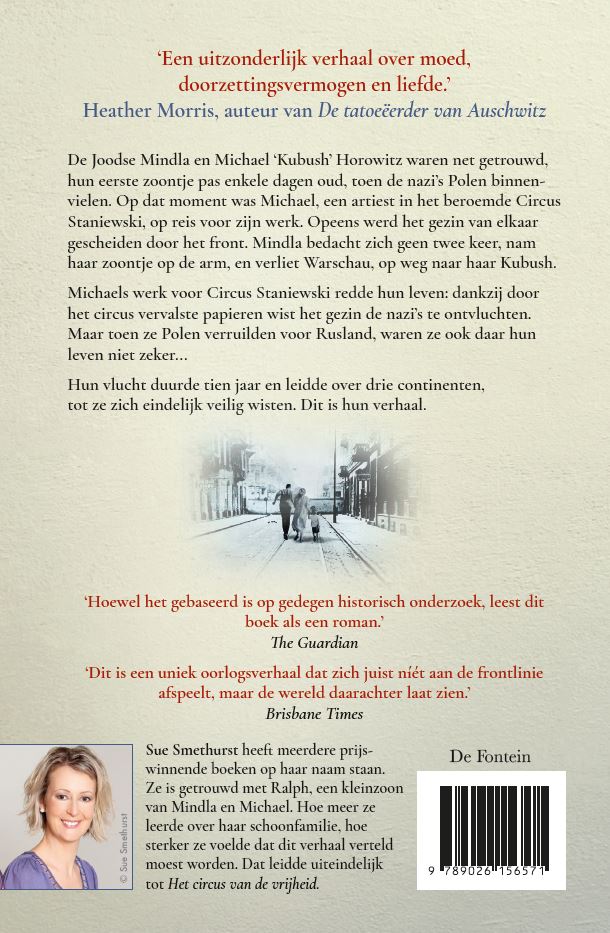 Achterkant van Het circus van de vrijheid