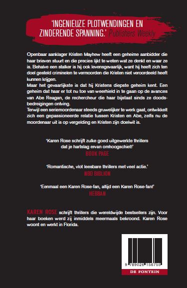 Achterkant van In het vizier