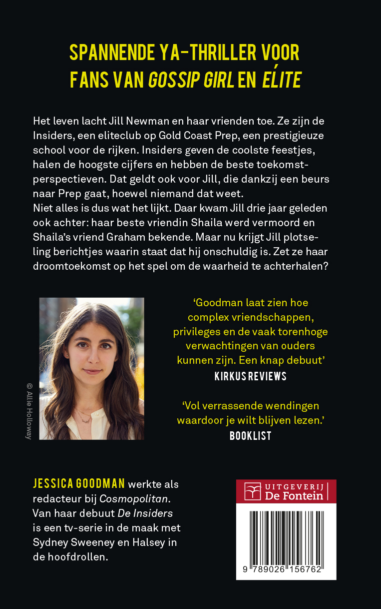 Achterkant van De insiders