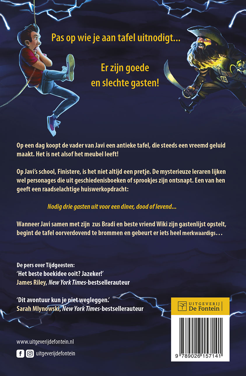 Achterkant van De magische tafel
