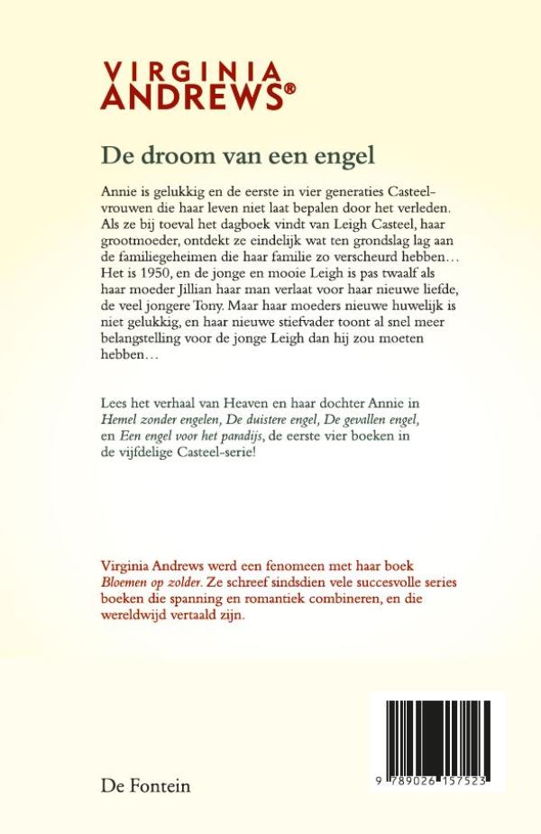 Achterkant van De droom van een engel