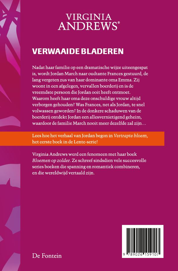 Achterkant van Verwaaide bladeren