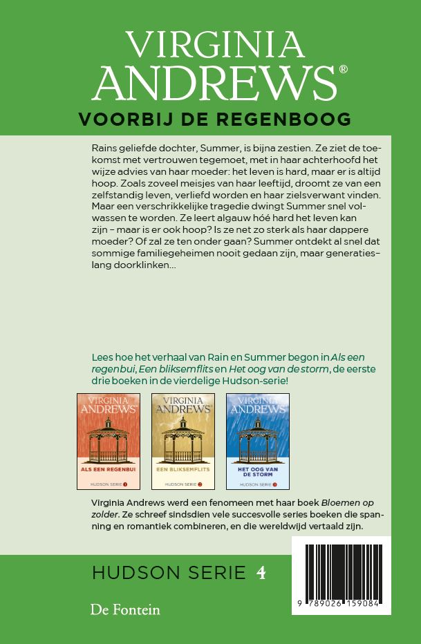 Achterkant van Voorbij de regenboog