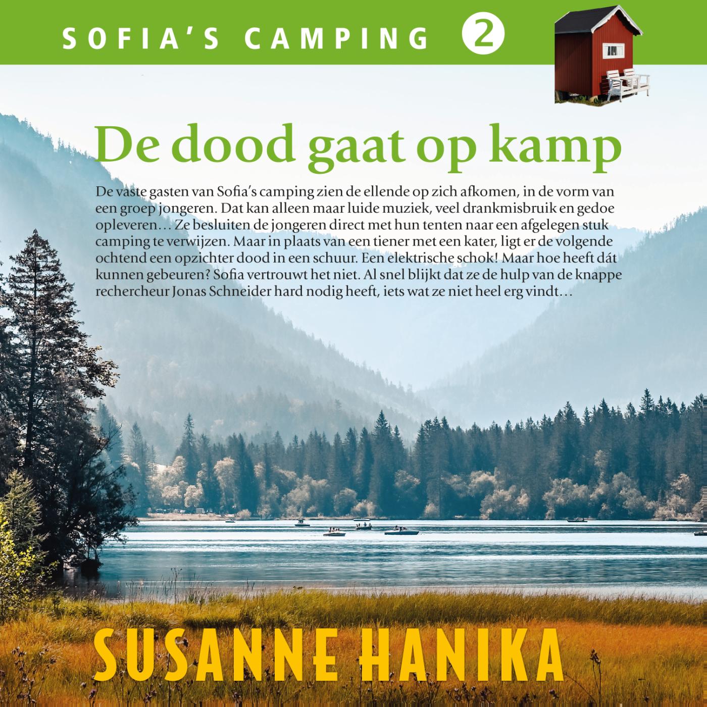 Achterkant van De dood gaat op kamp
